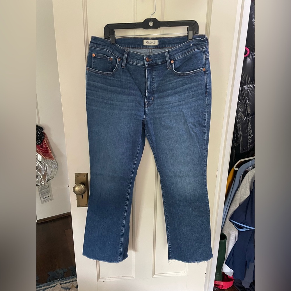 Madewell Women's Classic Blue Flare Jeans